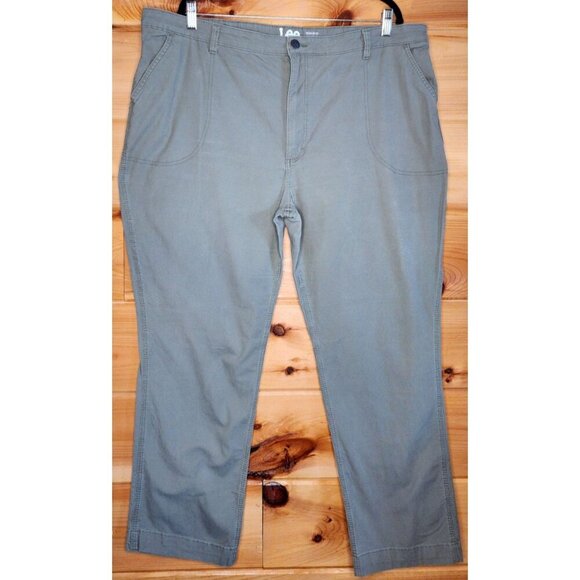 Women’s LEE Carpenter Workwear Pants Green SIZE 22 Plus Size 22 Lee Dungaree - Picture 6 of 16
